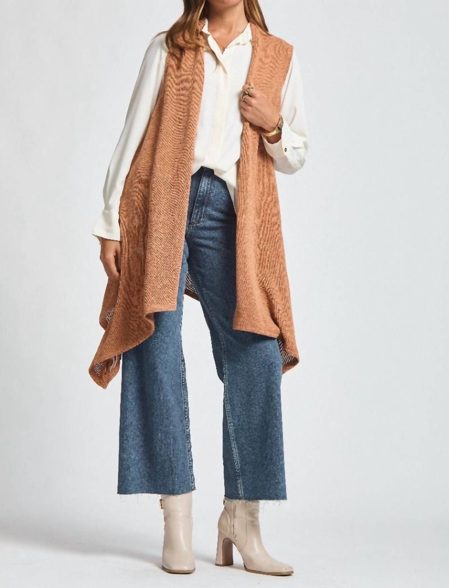 Dear Scarlett - Long Knit Vest