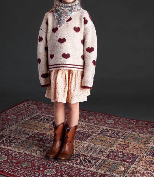 Tocoto Vintage - Heart Sweater