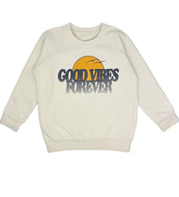 Tiny Whales - Kids Good Vibes Forever Sweatshirt