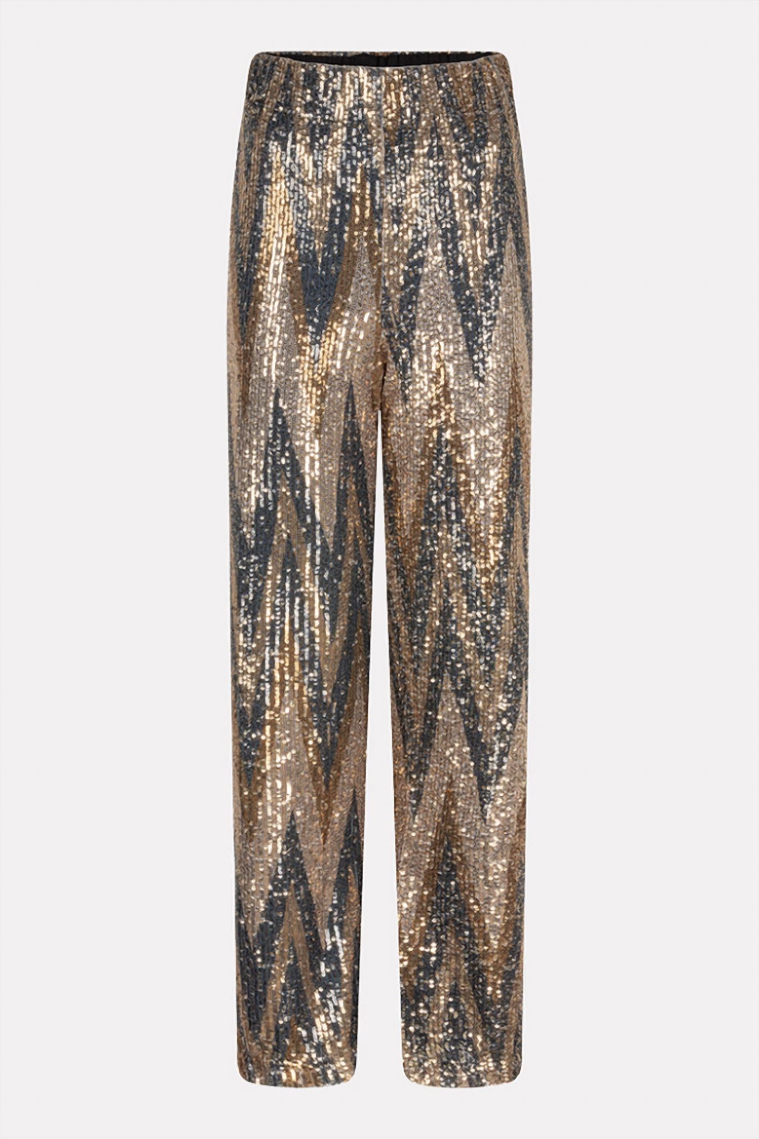Esqualo - Zigzag Sequin Pants