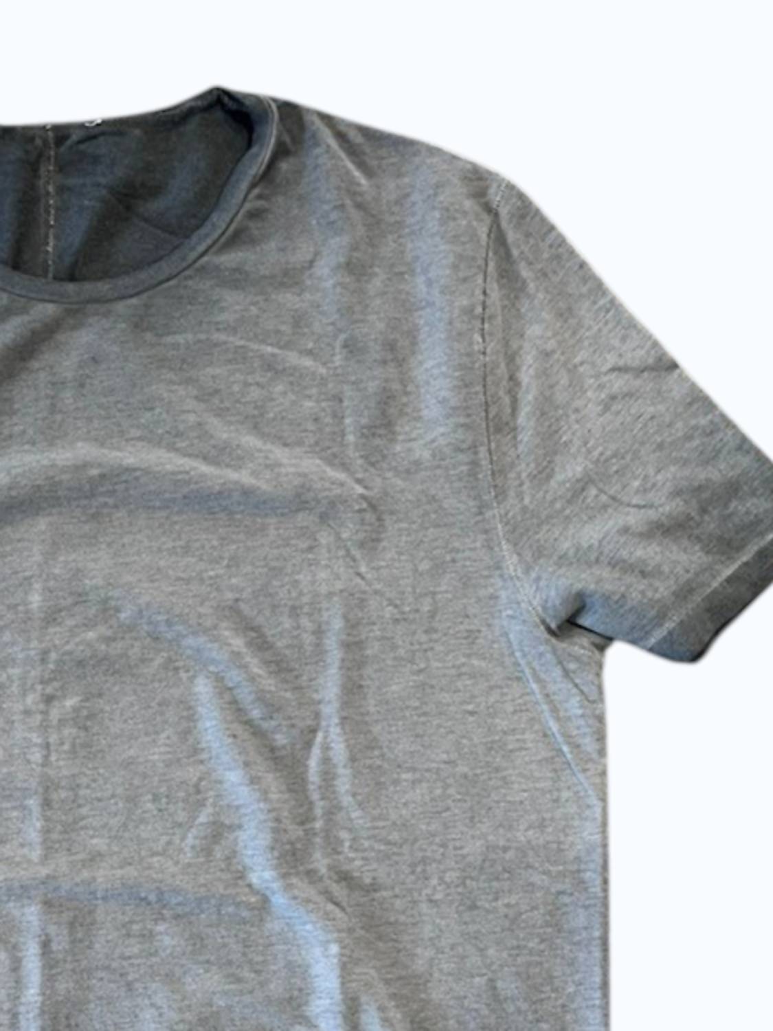 Kiefermann Men's Short Sleeve T-shirt in smoky blue - men's t-shirt - detail view