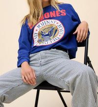 Daydreamer - Ramones Gold Seal Reverse Raglan Sweatshirt