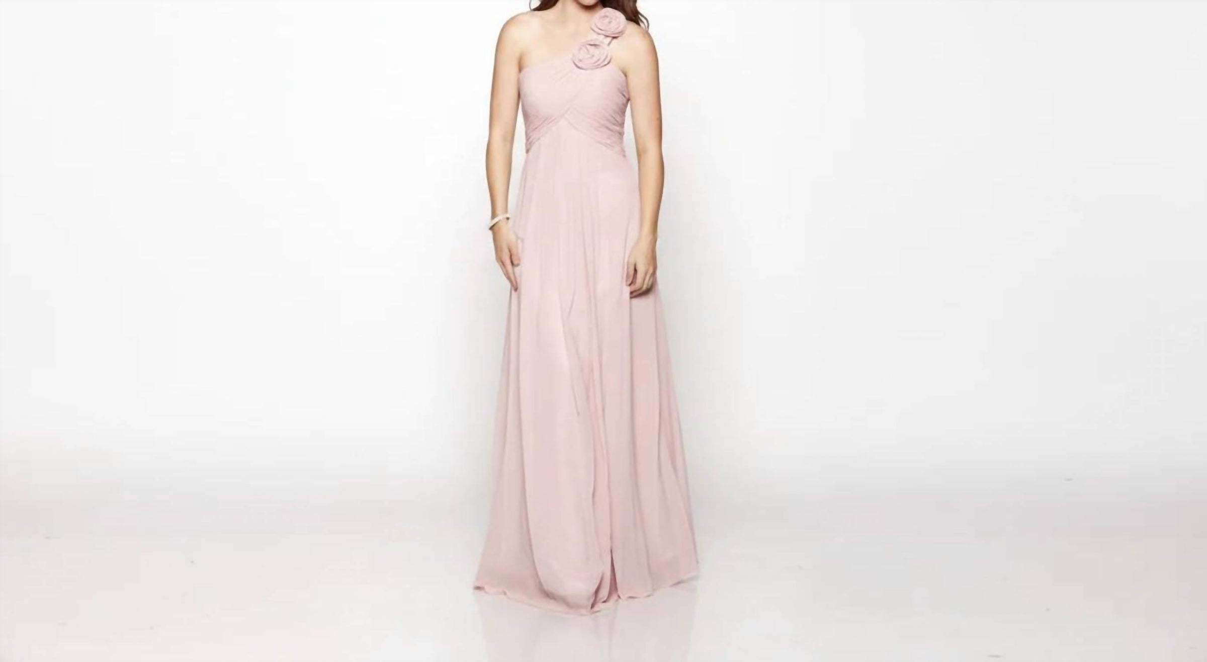 Last Dress - One-Shoulder Blossom Gown