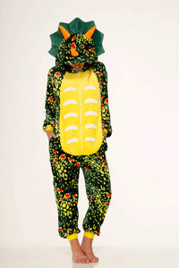 Orchid Bloom - Triceratops Onesie