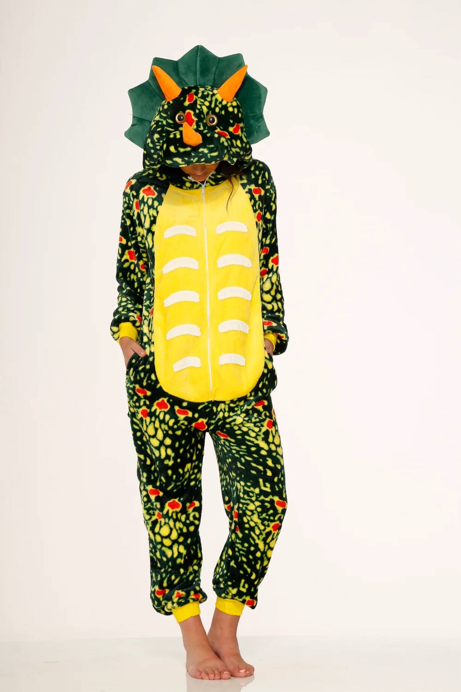 Orchid Bloom - Triceratops Onesie