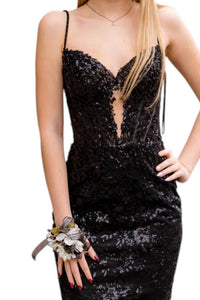 Sherri Hill - Lace And Sequin Mermaid Prom Dress