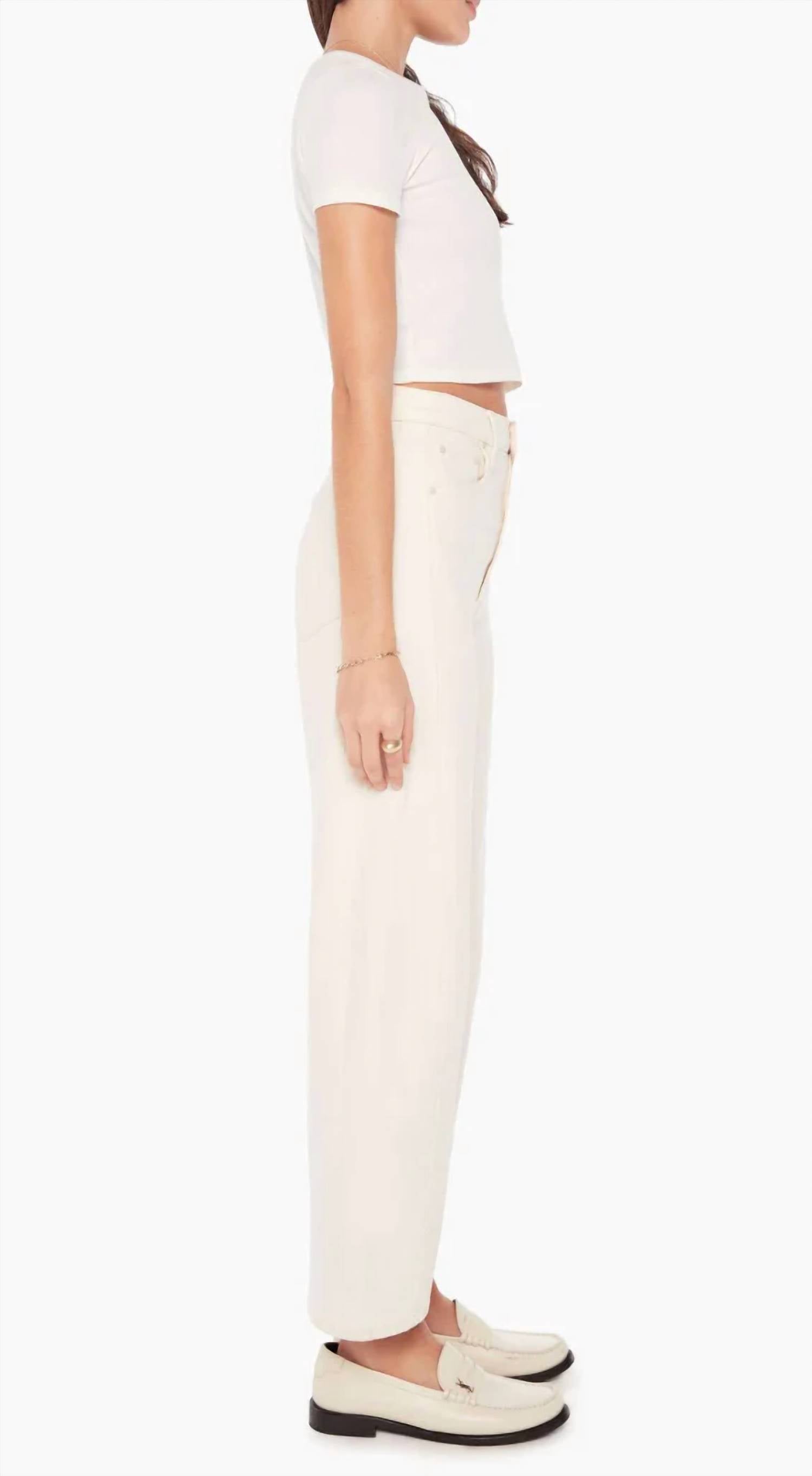 Mother - Half Pipe Ankle High-waisted Jean