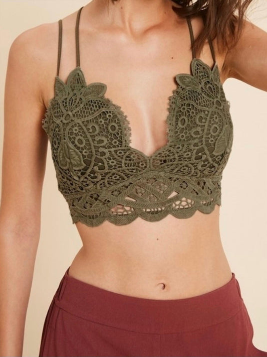 Wishlist - Doily Crochet Lace Bralette