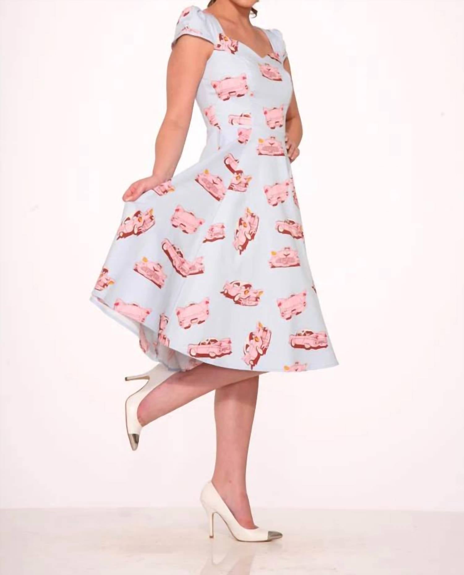Orchid Bloom - Car Hop Swing Dress