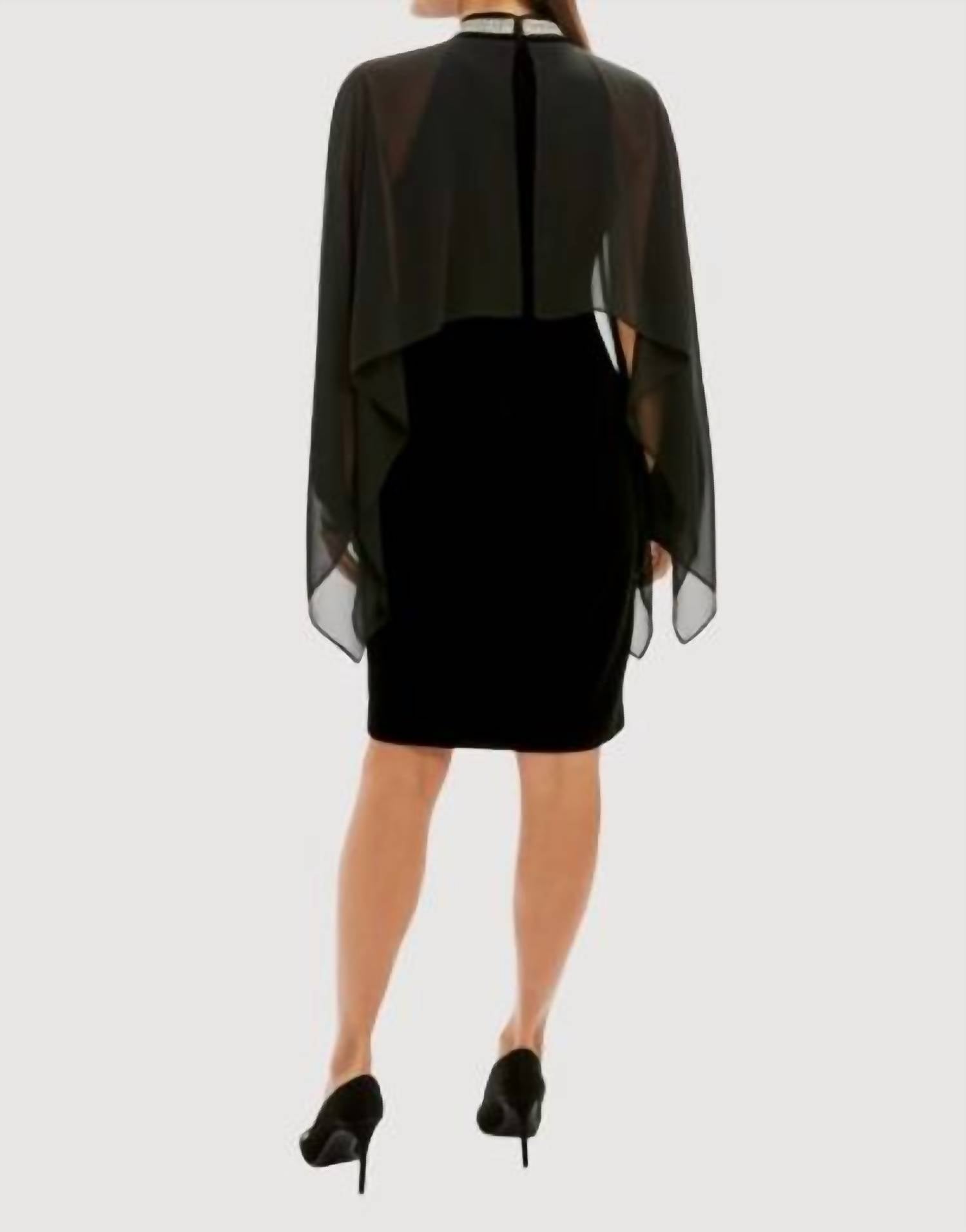 Joseph Ribkoff - High Neck Sheath Dress