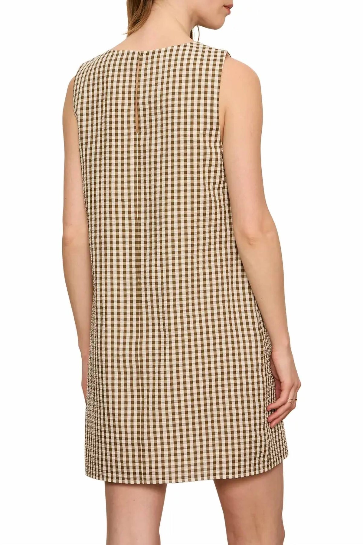 Sanctuary - Way To Be Gingham Shift Mini Dress