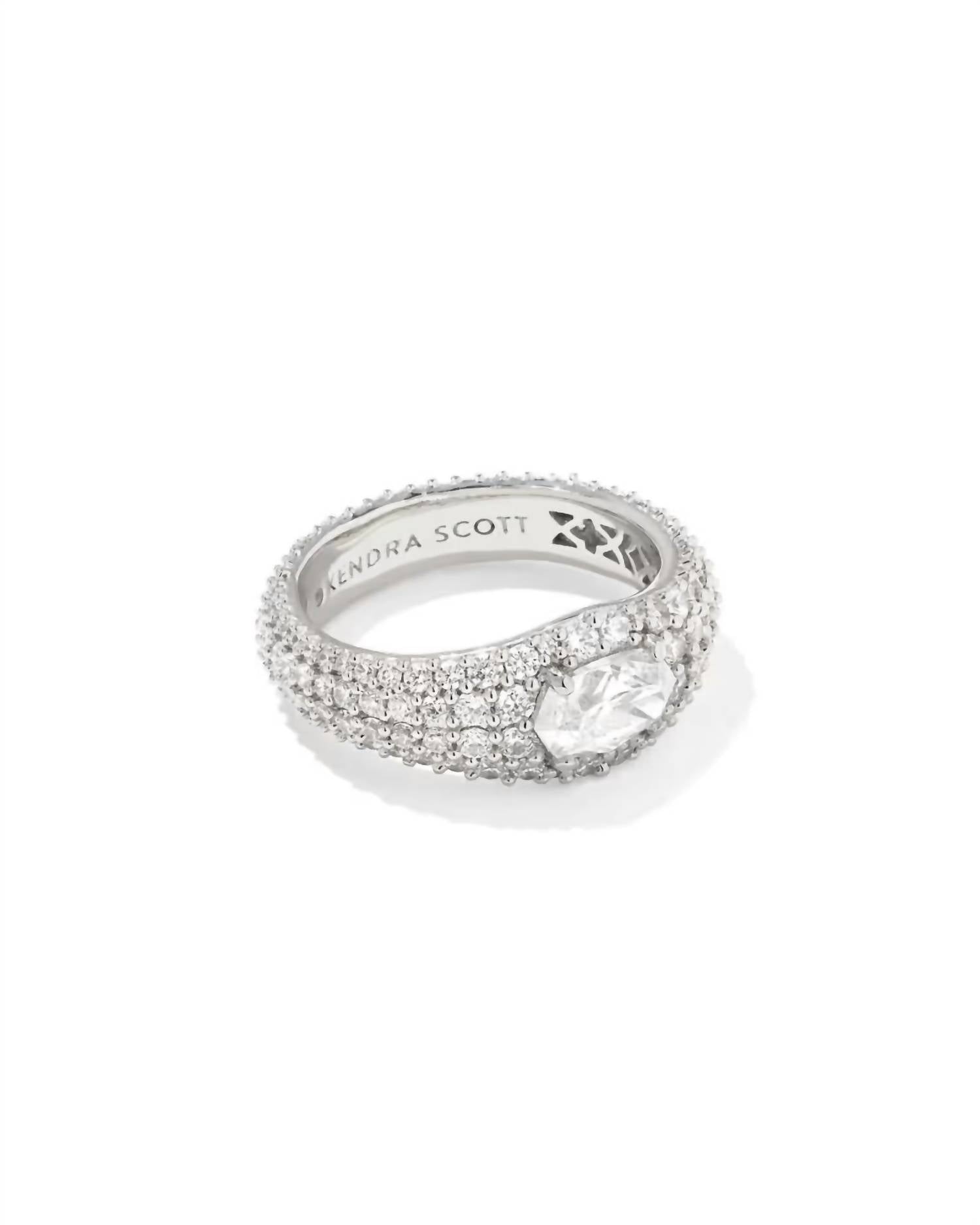 Kendra Scott Women's Bella Band Ring in silver - women's jewelry