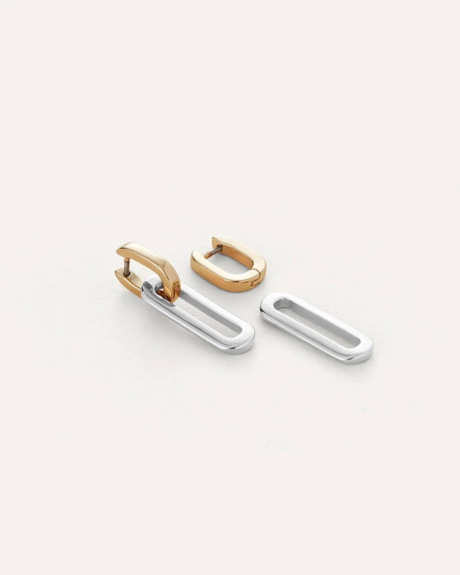 Jennybird - Two Tone Teeni Detachable Link Earrings