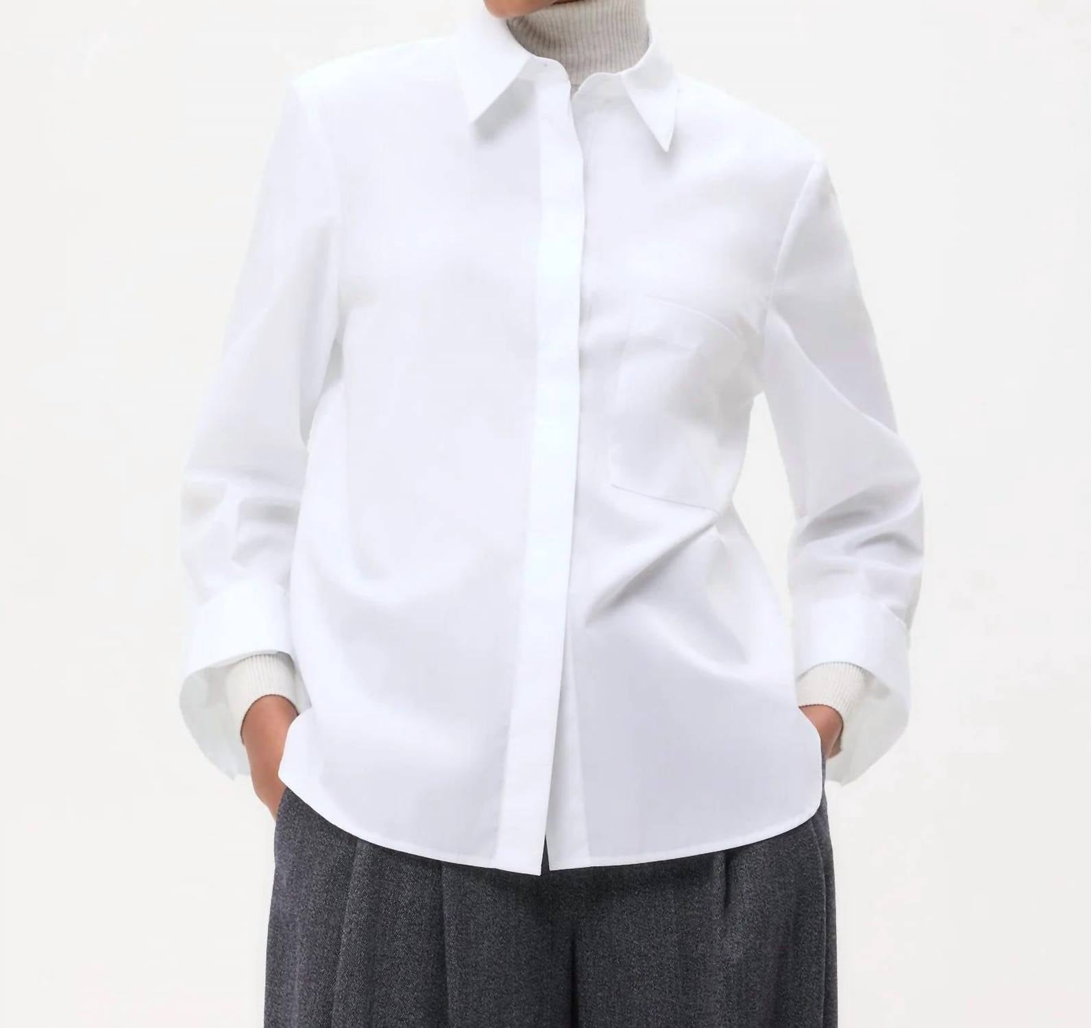 Twp - Button Down Boyfriend Shirt