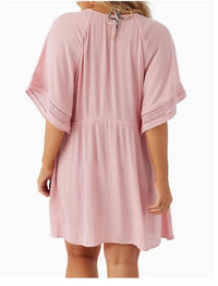 O'NEILL Wilder Cover Up in pink - women's swimwear - detail view