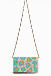 America & Beyond - Women's Wild Leopard Clutch Bag