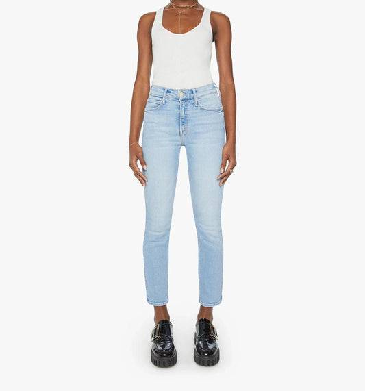 Mother - Mid Rise Dazzler Ankle Jean