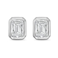 Diana M Jewels - Women's Emerald Lab-grown Diamond Stud Earrings (5.00 Tcw) - Statement