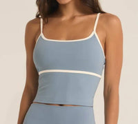 Z Supply High Contrast Tank in light denim - women's intimate