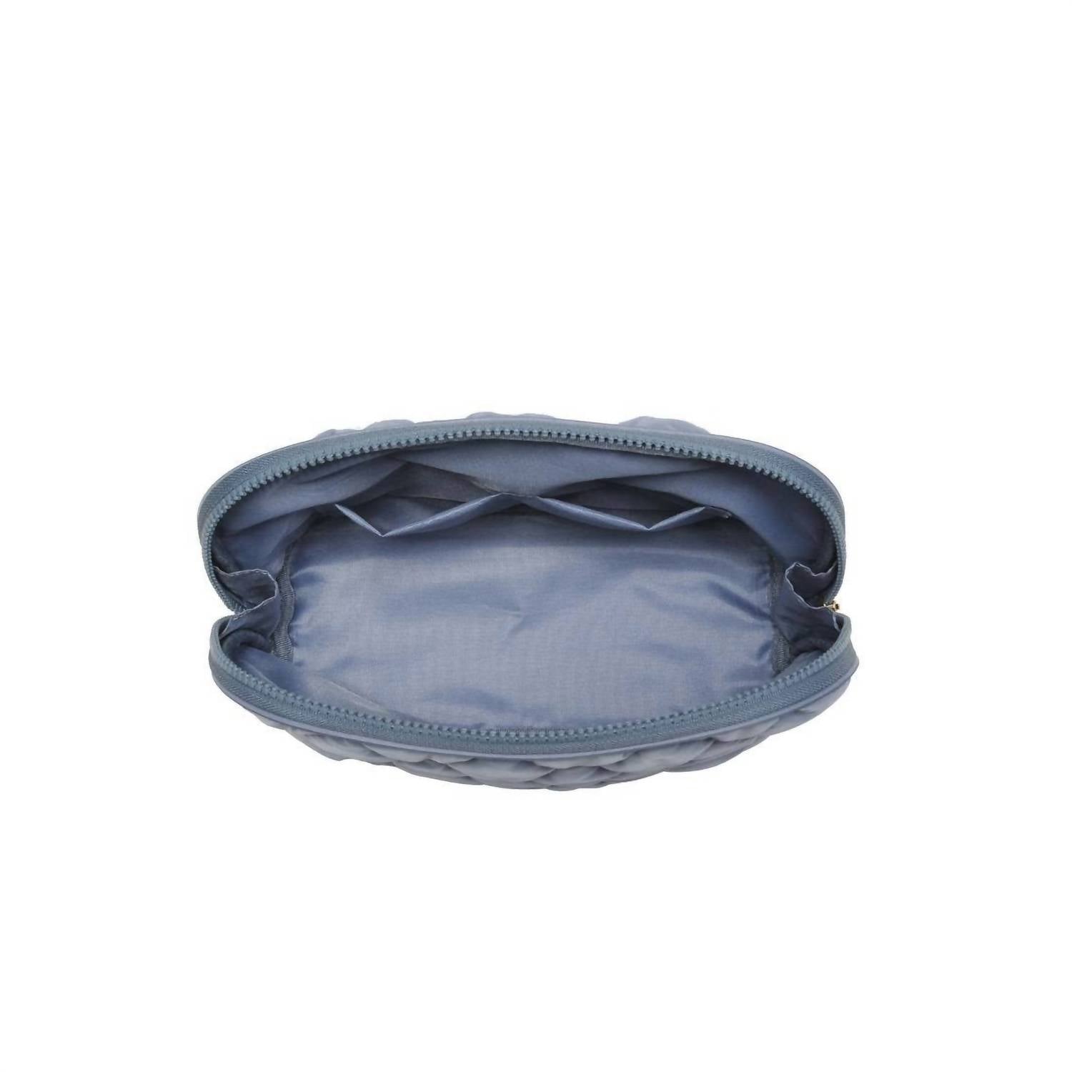 Urban Expressions - Women's Cloud Kiss Quilted Puffer Nylon Cosmetic Dome Pouch