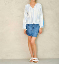 M.A.B.E. - Marvi Embroidered Long Sleeve Top
