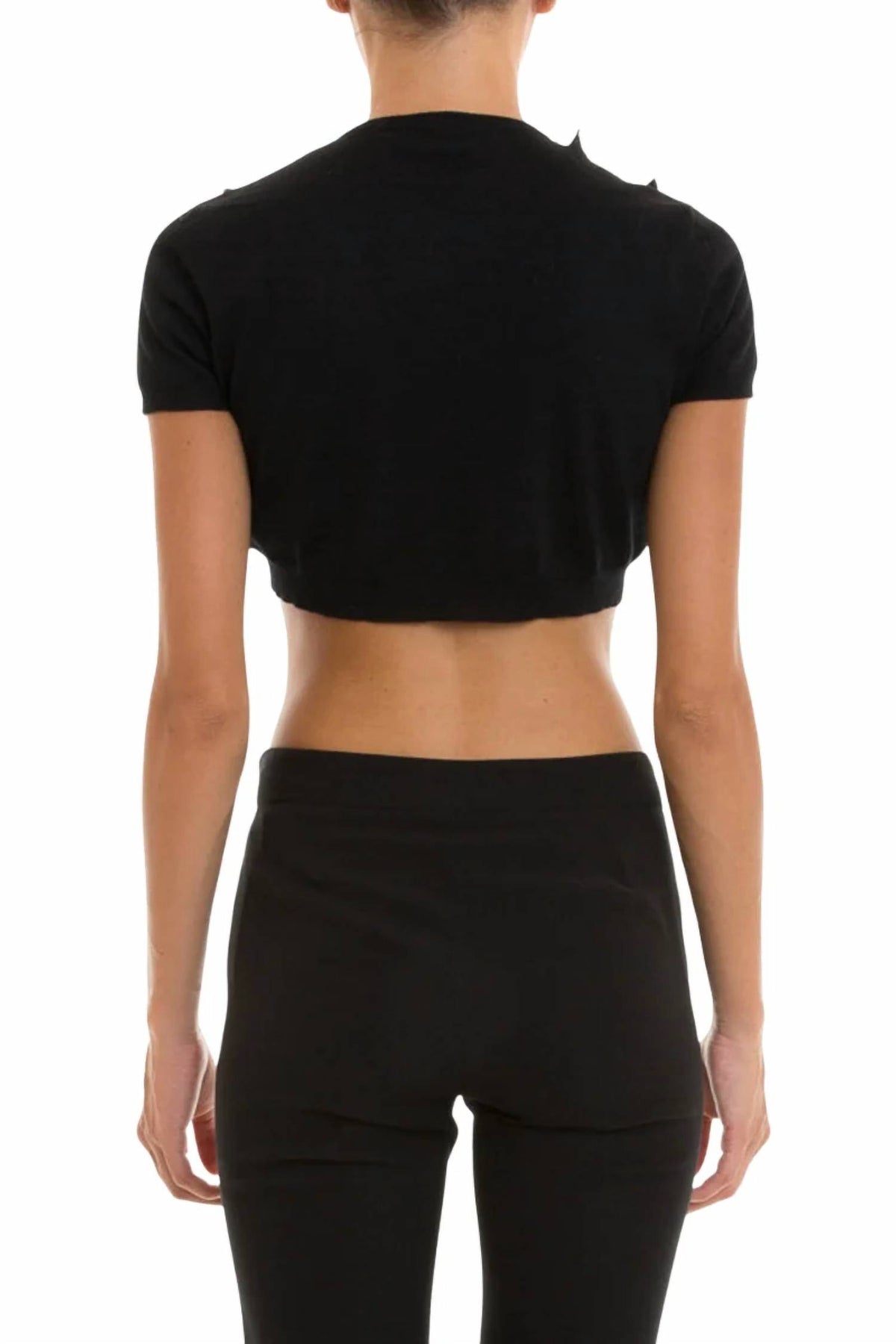 Valentino Garavani - Wool Flounced Bolero Top
