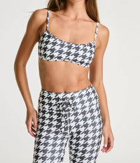 YEAR OF OURS Sport Monica Bra in houndstooth - women's intimate