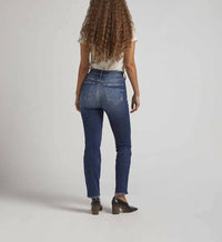 Silver Jeans Co Infinite Fit Skinny Jeans in indigo - women's jeans - alternate view