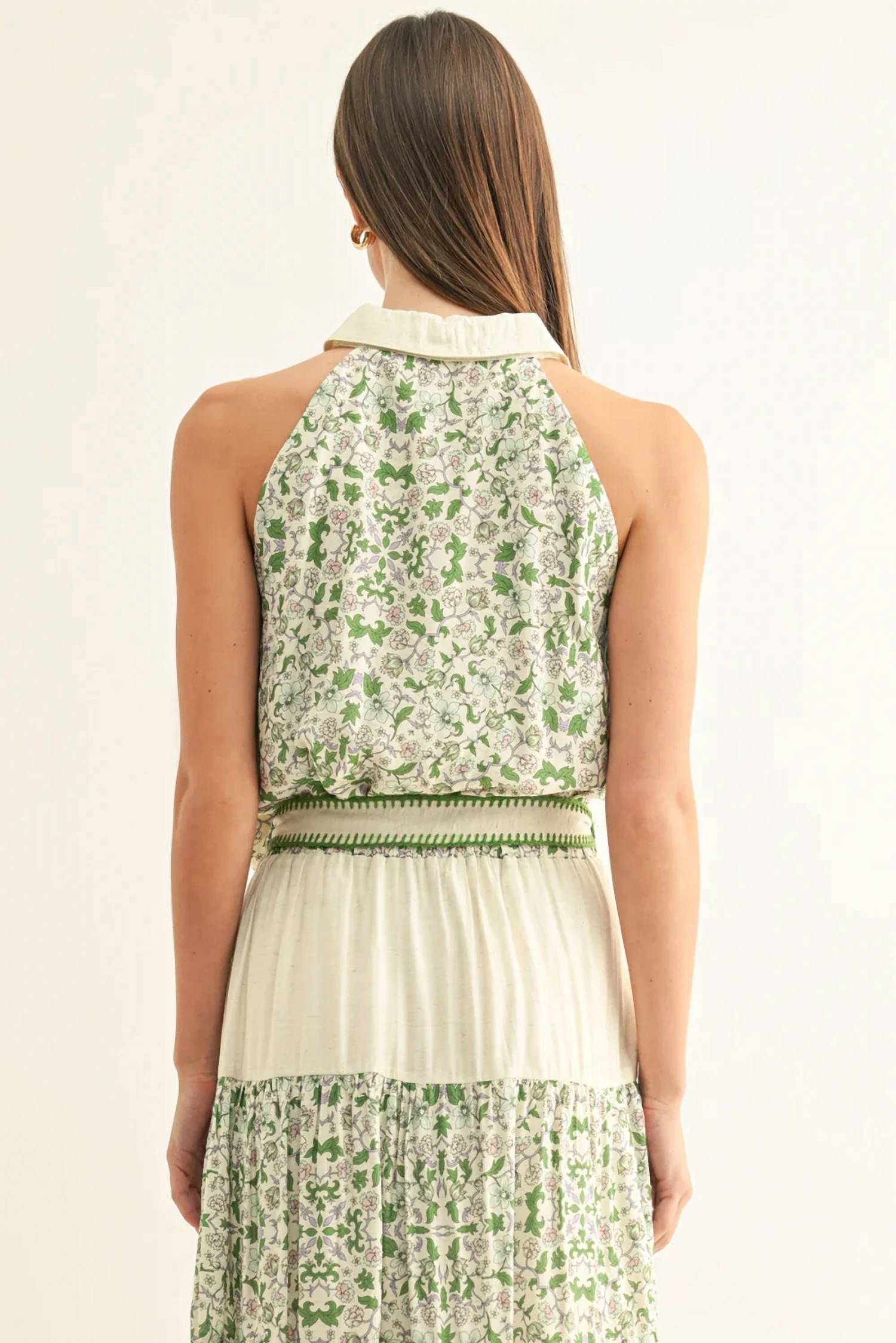 Adelyn Rae - BAILEE HALTER SHIRT