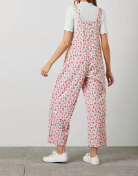 Polagram - Corduroy Cutie Floral Overalls
