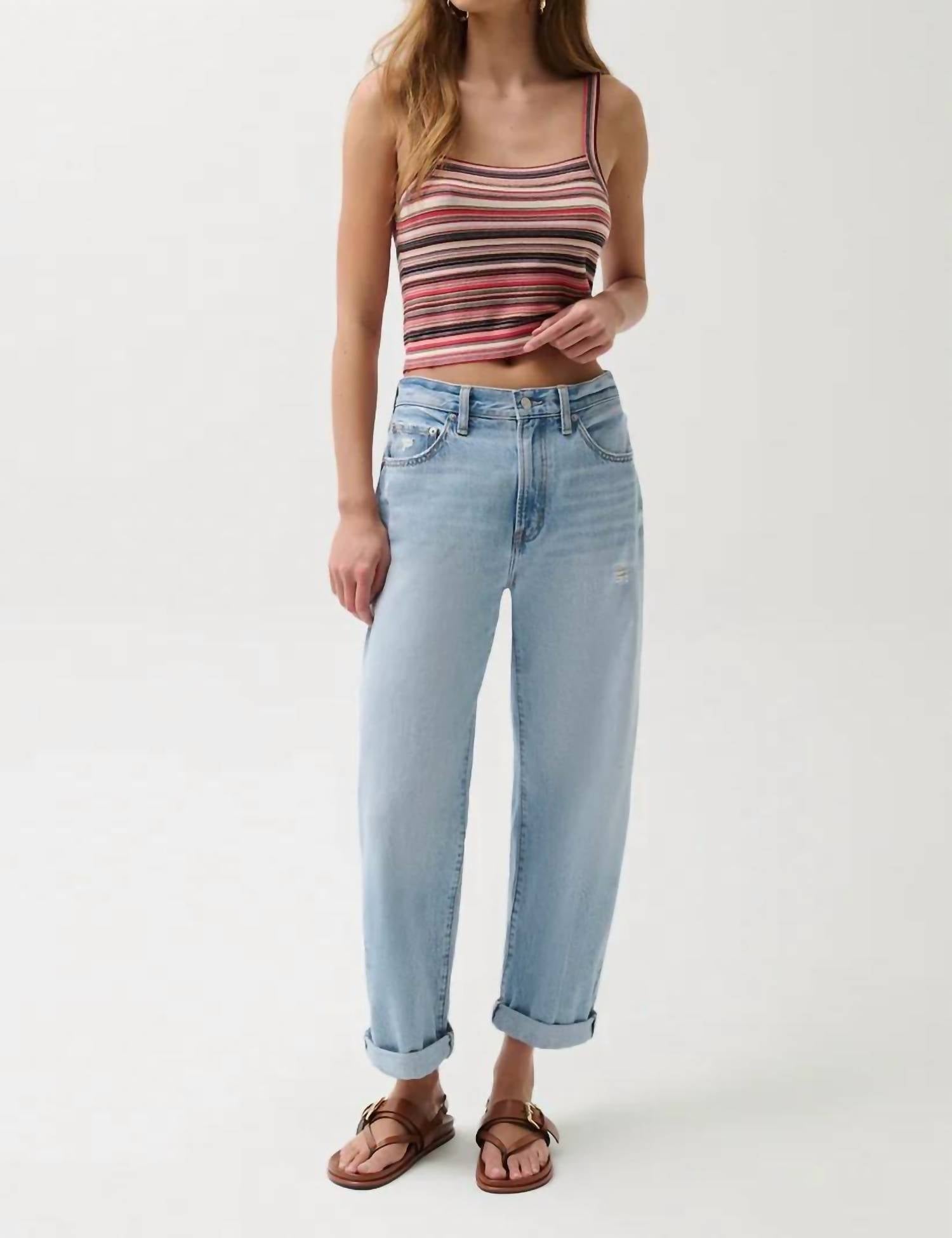 Pistola - Donny Rolled Hem Boyfriend Jeans