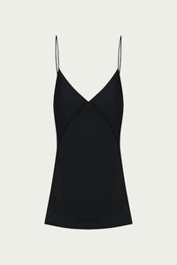 FLORENT SILK-TWILL SLIP MINI DRESS