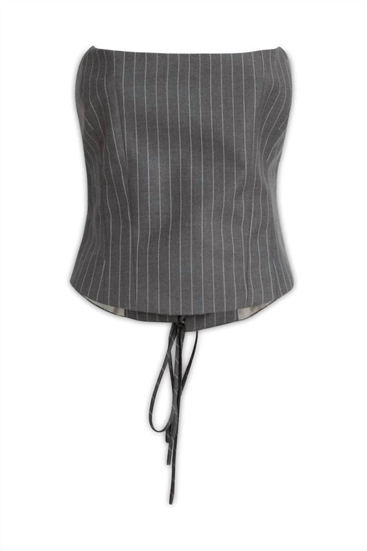 Magda Butrym - WOMEN'S STRIPES BUSTIER