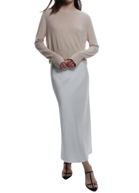 Saint Art - Talia Charmeuse Maxi Skirt