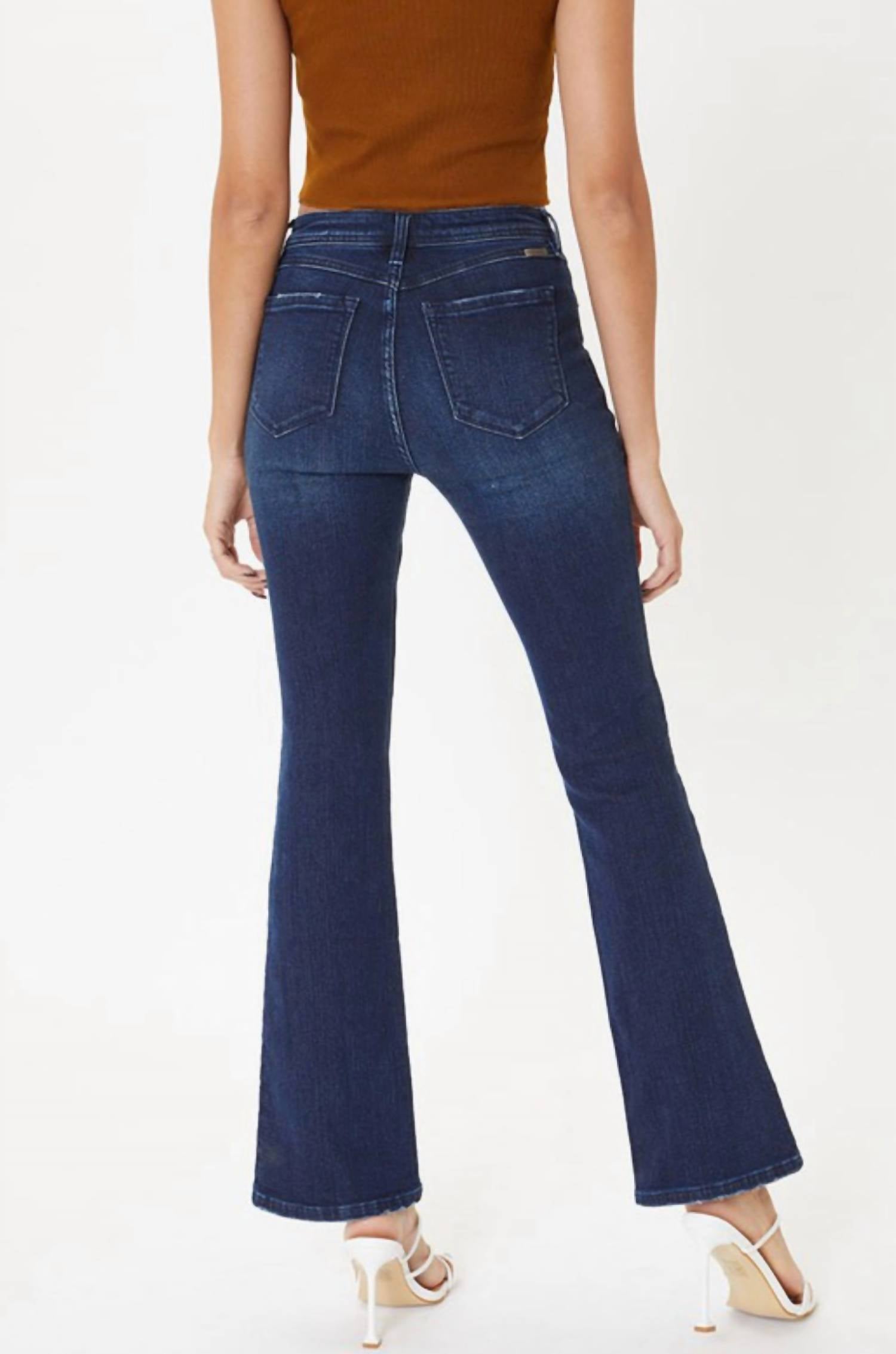 Kancan - Women's Petite High Rise Bootcut Jeans