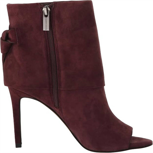 Vince Camuto - Women's Amesha Suede Open Toe Bootie
