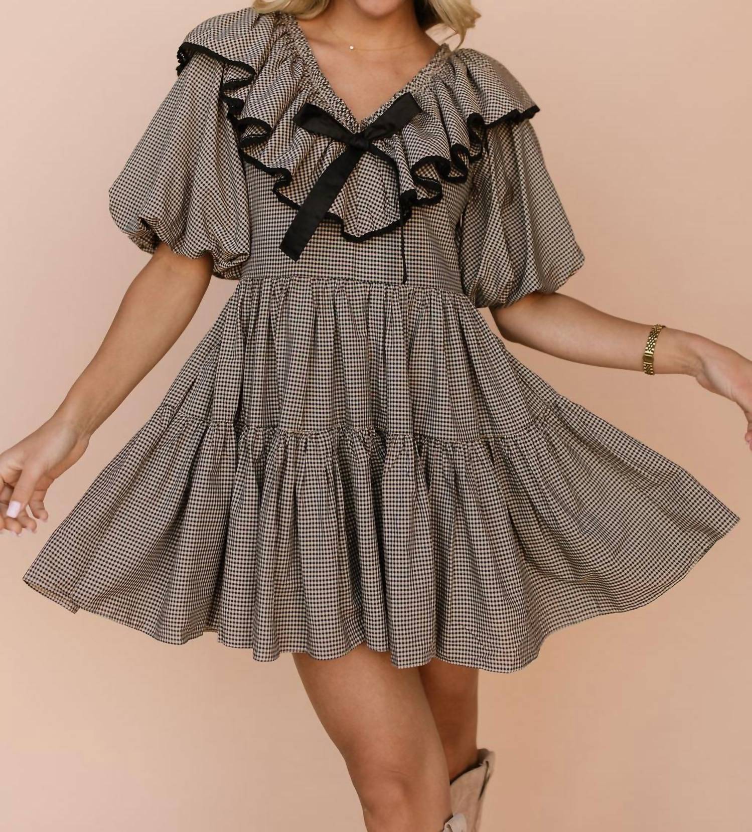 Sophie The Label - Grace Gingham Mini Dress