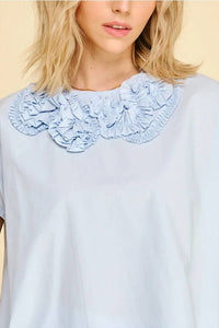 Pinch - Floral Embroidered Detail Top