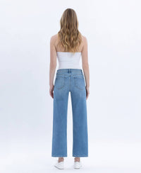 Lovervet - Willa Tummy Control High Rise Crop Wide Jeans
