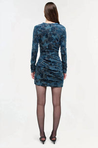 Simkhai - Vallyn Floral Velvet Mini Dress