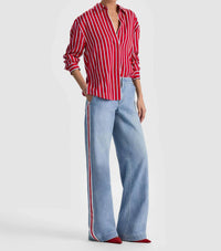 Alice + Olivia - Women's Dimitra Oversized Button Down Shirt