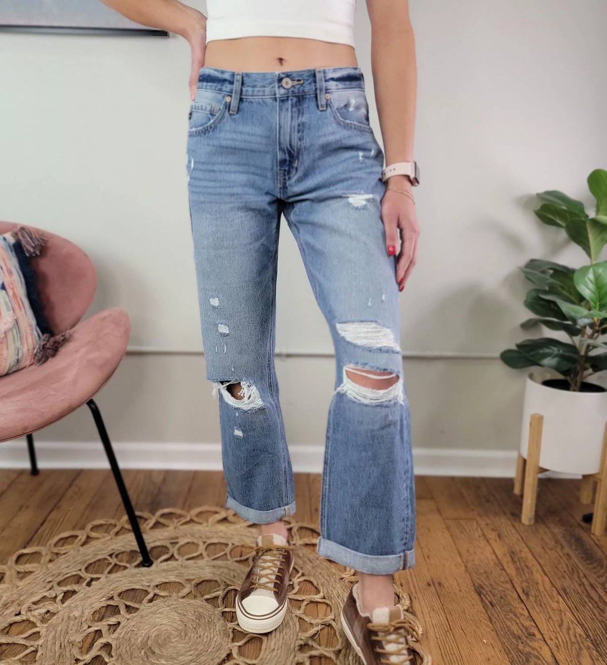 Kancan - Lowell Boyfriend Jeans