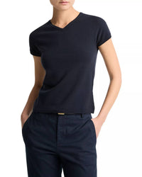 Vince - Women's High V Neck Tee