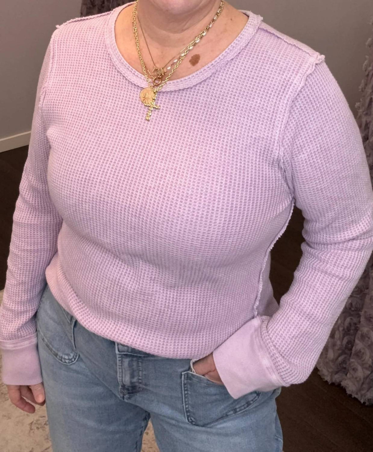 Dear John Denim - Ania Waffle Knit Top