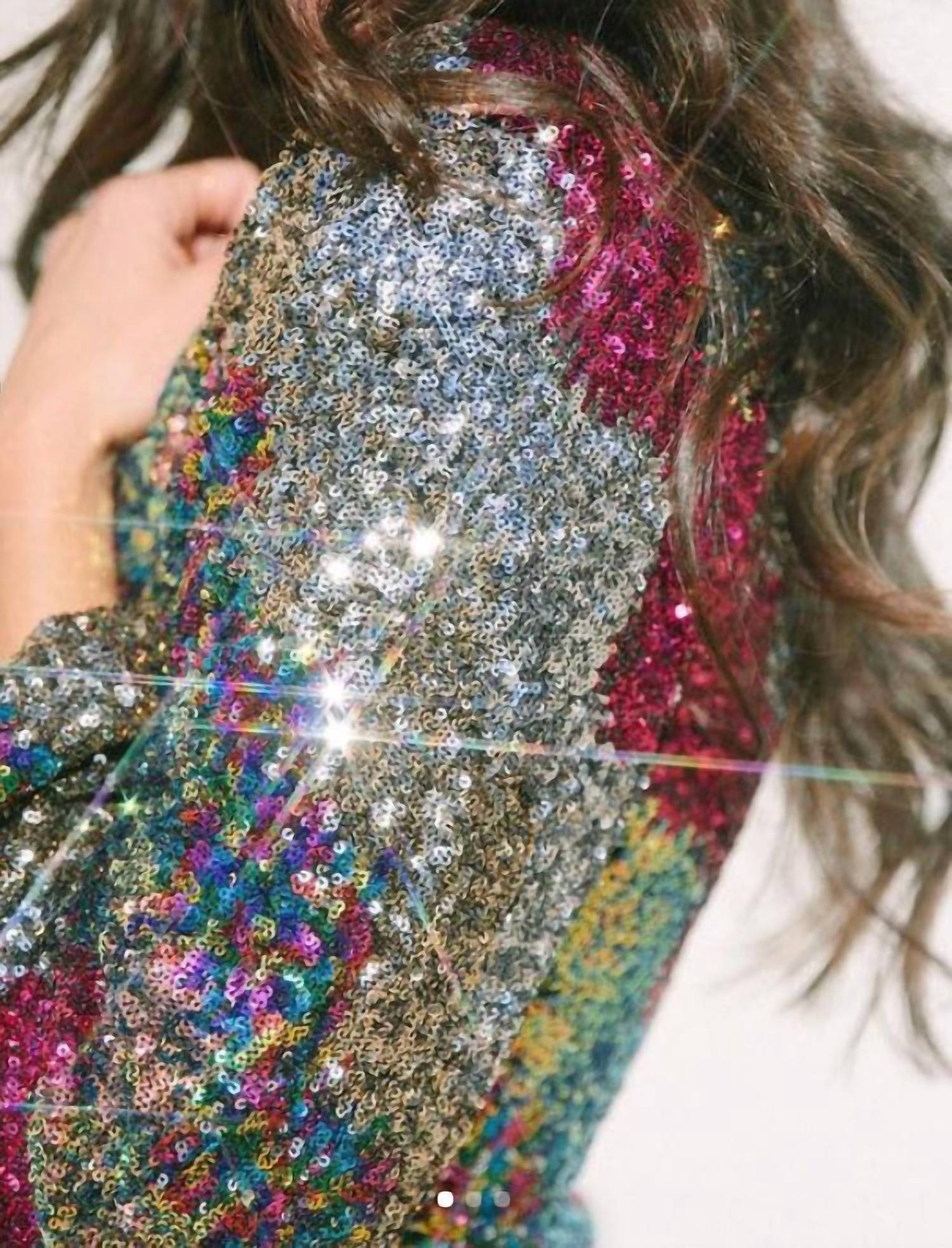 Saylor - Alessandra Sequin Mini Dress