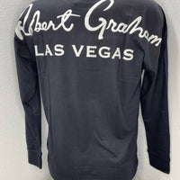 Robert Graham Men’s Las Vegas Embroidered Skull Long Sleeve T-shirt in black - men's long sleeve top - alternate view