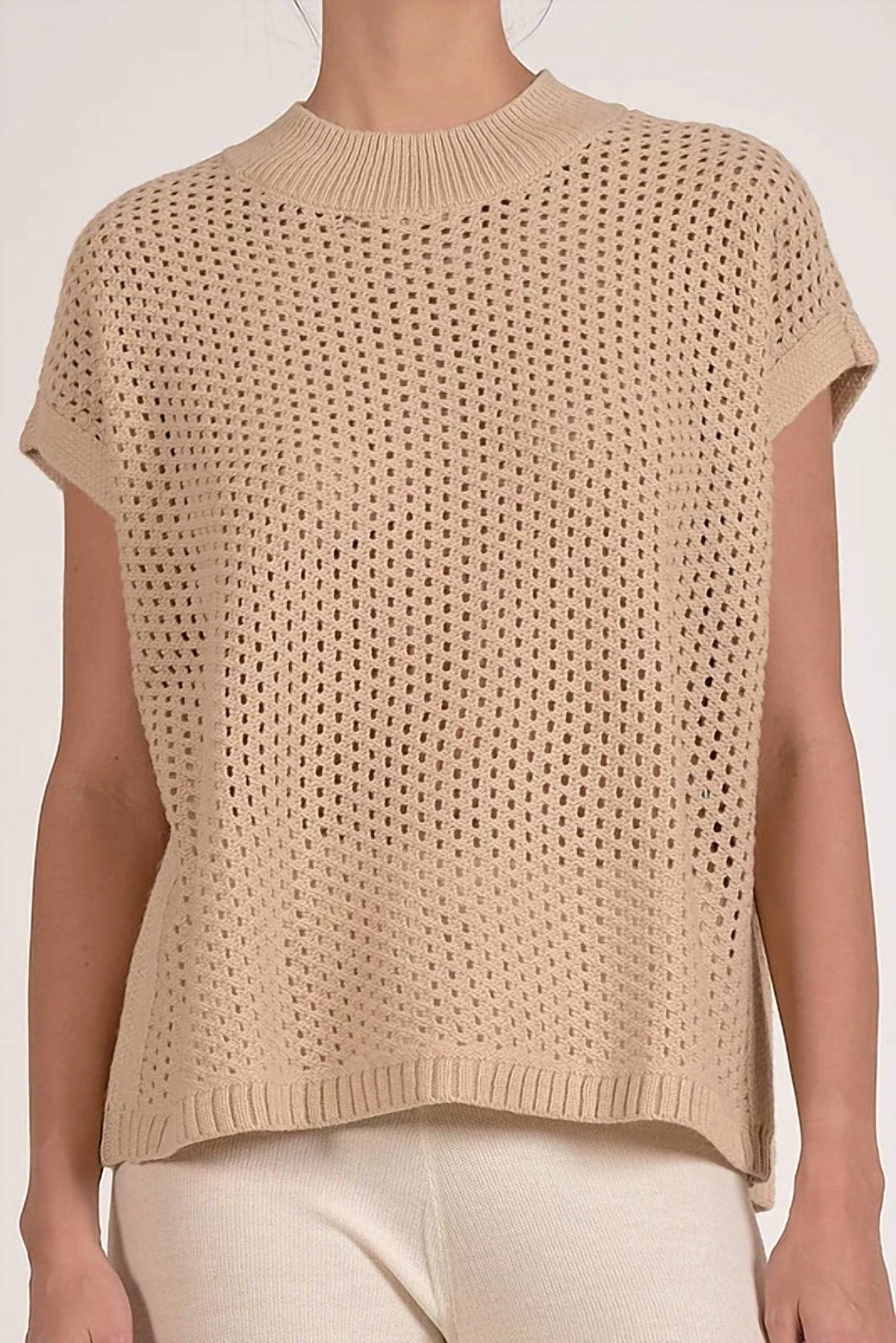 Elan - Short Sleeve Knit Top