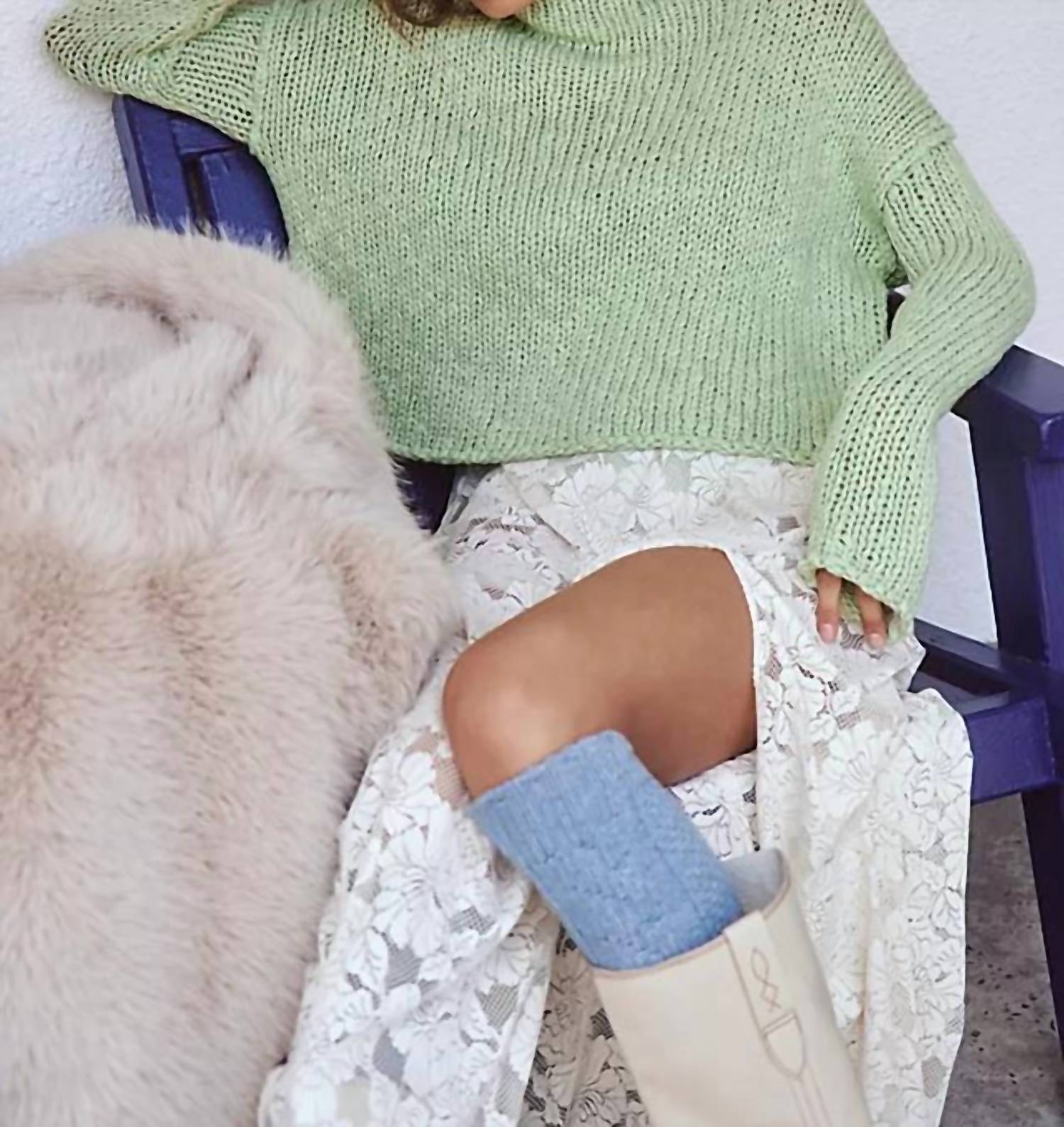 Free People - Opal Rollneck Knit Sweater