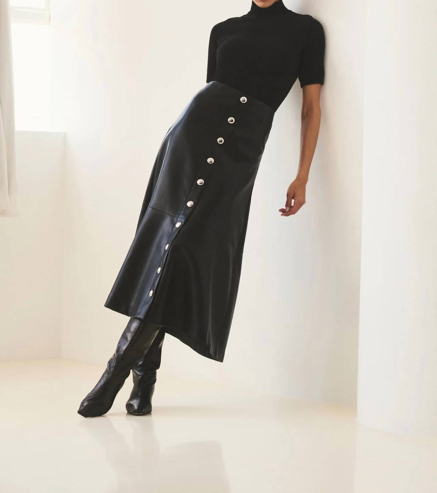 Ser.O.Ya - Elin Vegan Leather Skirt