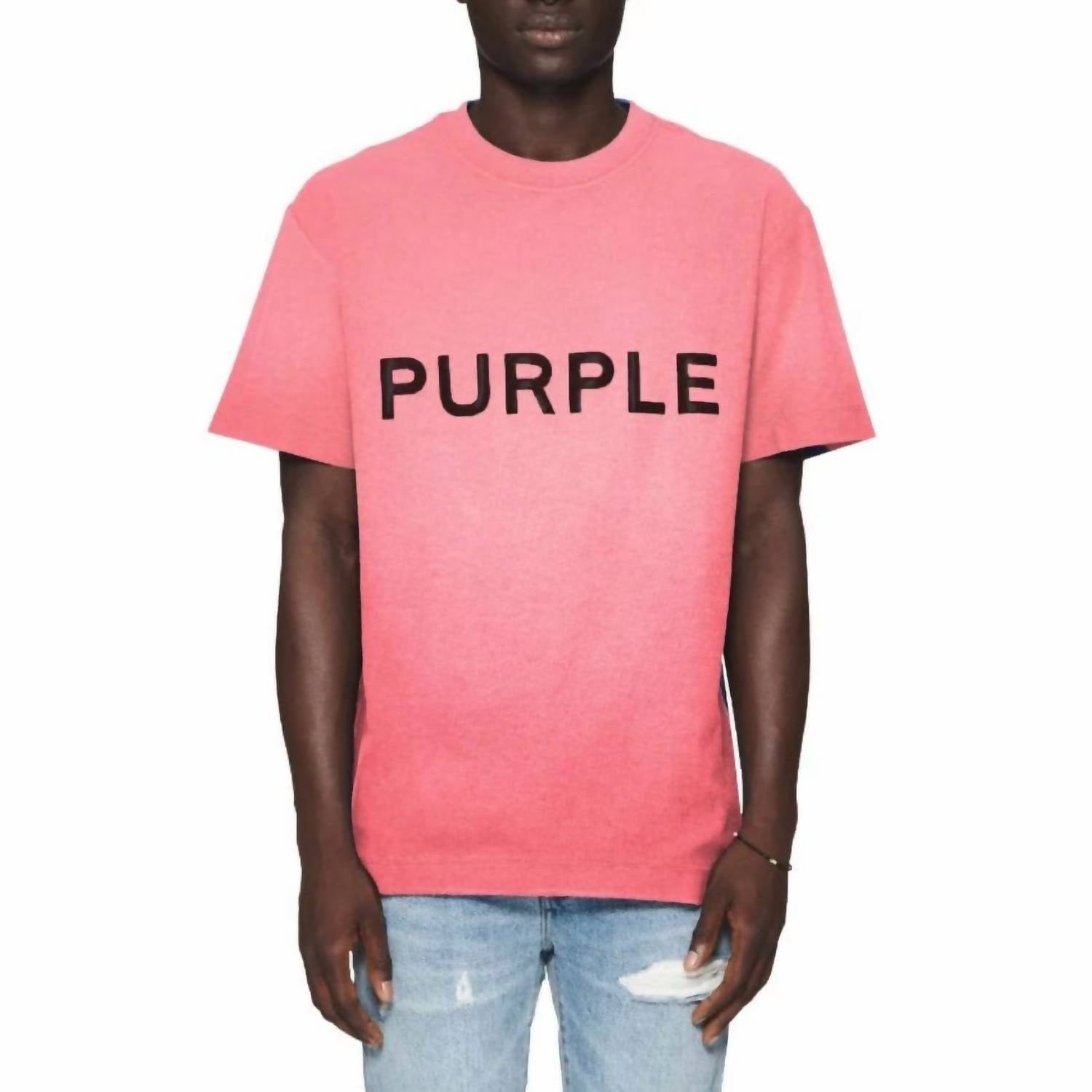 Purple Brand - Wordmark Textured Short Sleeve Tee